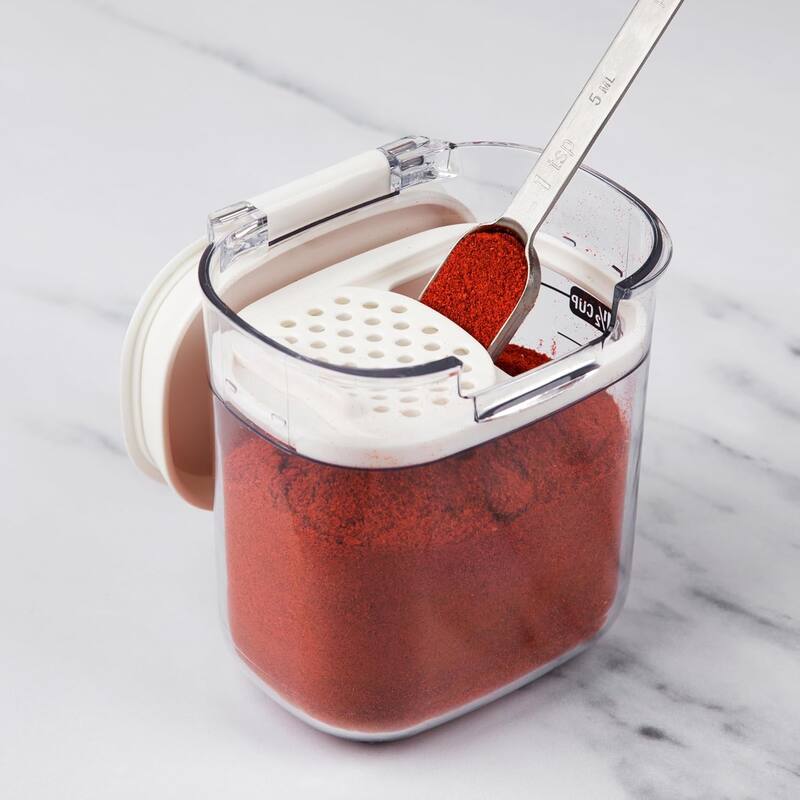 ProKeeper+ 9 Piece Clear Plastic Airtight Food Flour and Sugar Baker's Kitchen Storage Organization Container