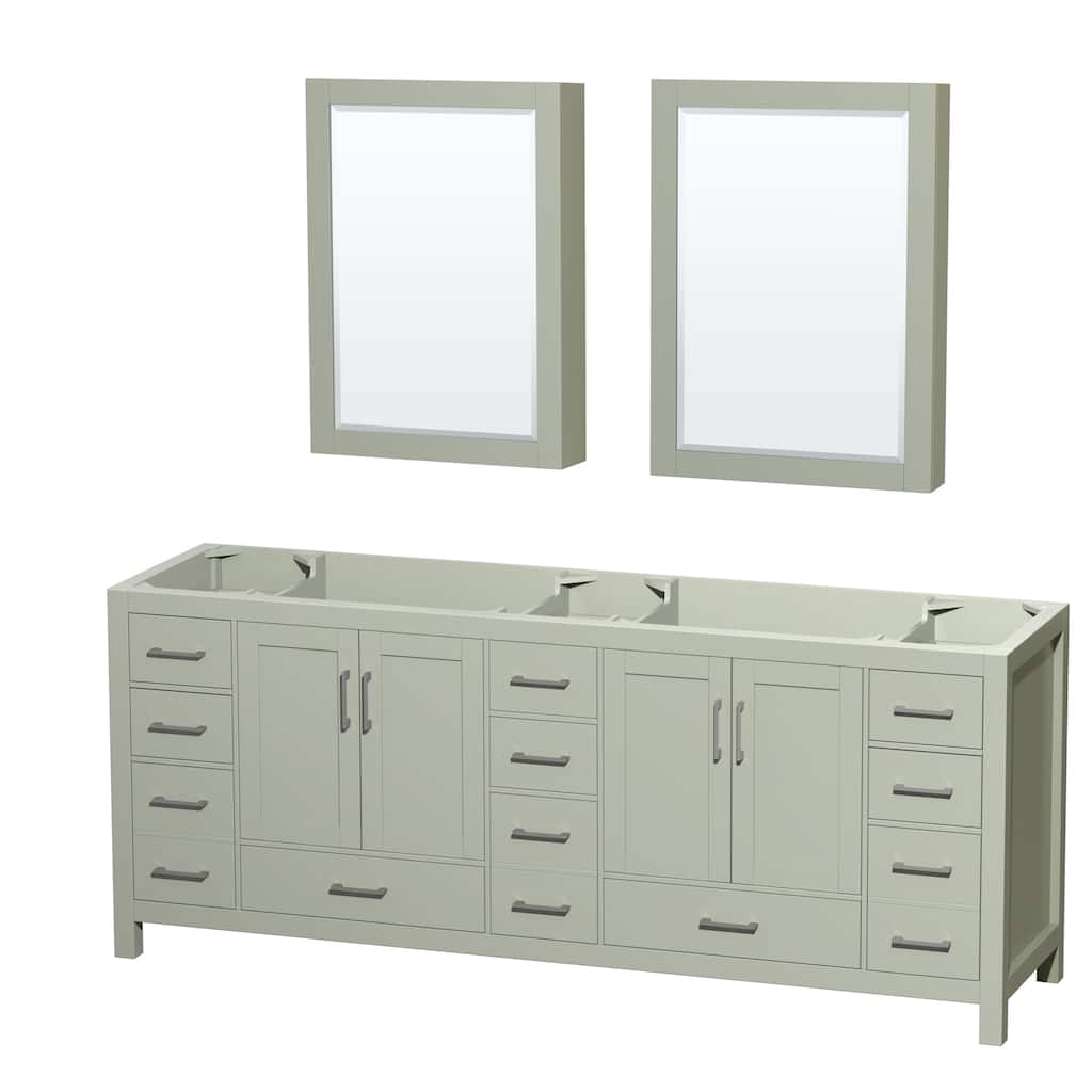 Wyndham Collection WCS141484DSXXMED Sheffield 84" Double Free Standing