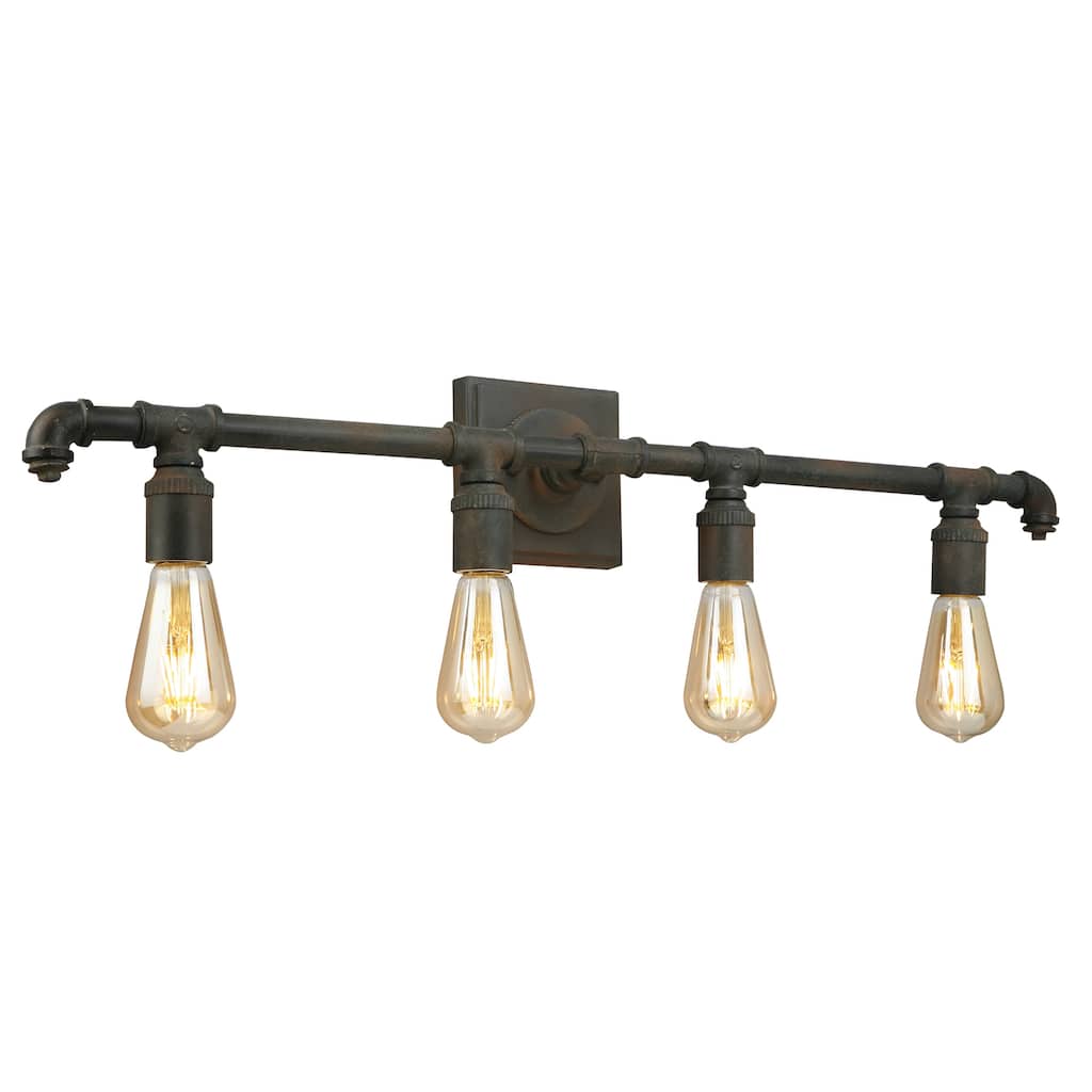 Eglo Wymer 4-Light Bath Vanity Light with Zinc Finish