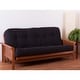 preview thumbnail 4 of 31, Porch & Den Guthrie 9-inch Thick Full-size Futon Mattress Black