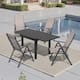 Option Set of 5-Espresso-63 inches table