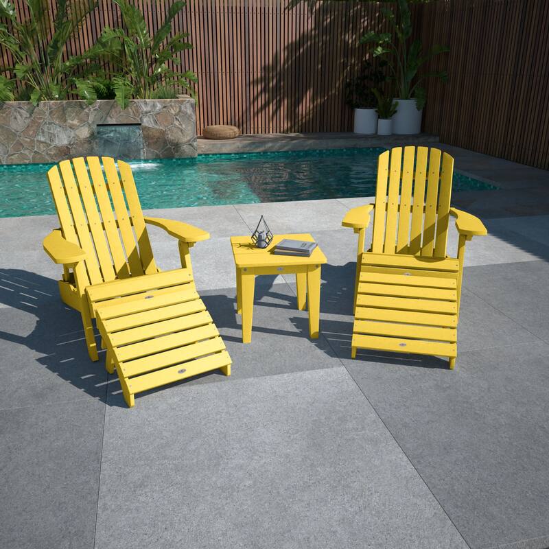 BAHIA VERDE OUTDOORS Cape 5-Piece Adirondack Conversation Set
