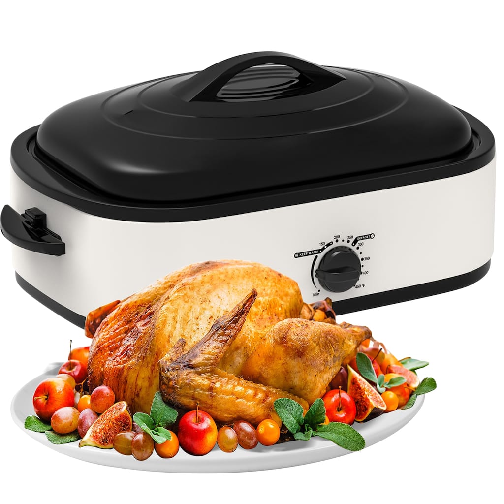 14 Quart Electric Roaster with Self-Basting Lid