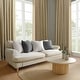 preview thumbnail 5 of 70, Exclusive Fabrics Raw Linen Weave Light Filtering Curtains for Bedroom & Living Room Curtains Pair - 2 Panel Drapes