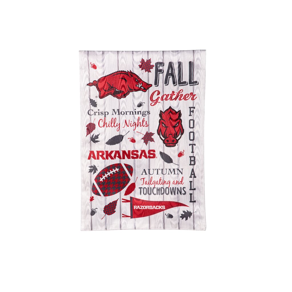 University of Arkansas, Moire Flag, Garden, Fall Seasonal