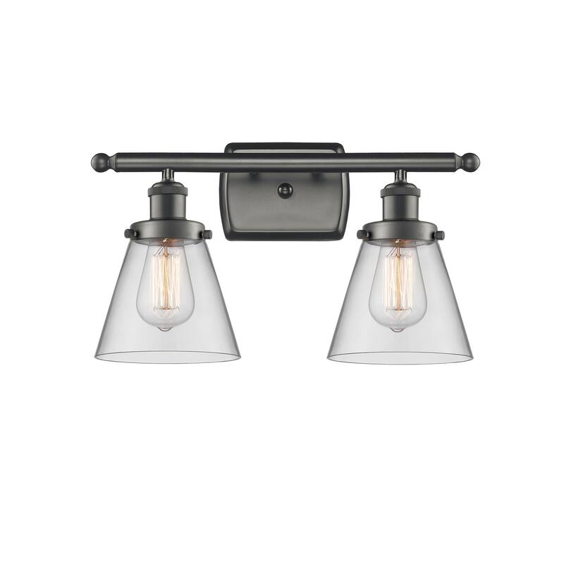 Innovations Lighting Small Cone 2 Light 16" Wide Vanity Light