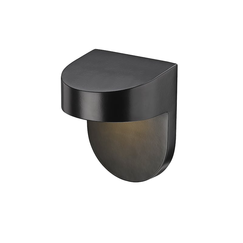 Millennium Lighting 1 Light Outdoor Wall Sconce in Powder Coat Black - 6.12 Inch
