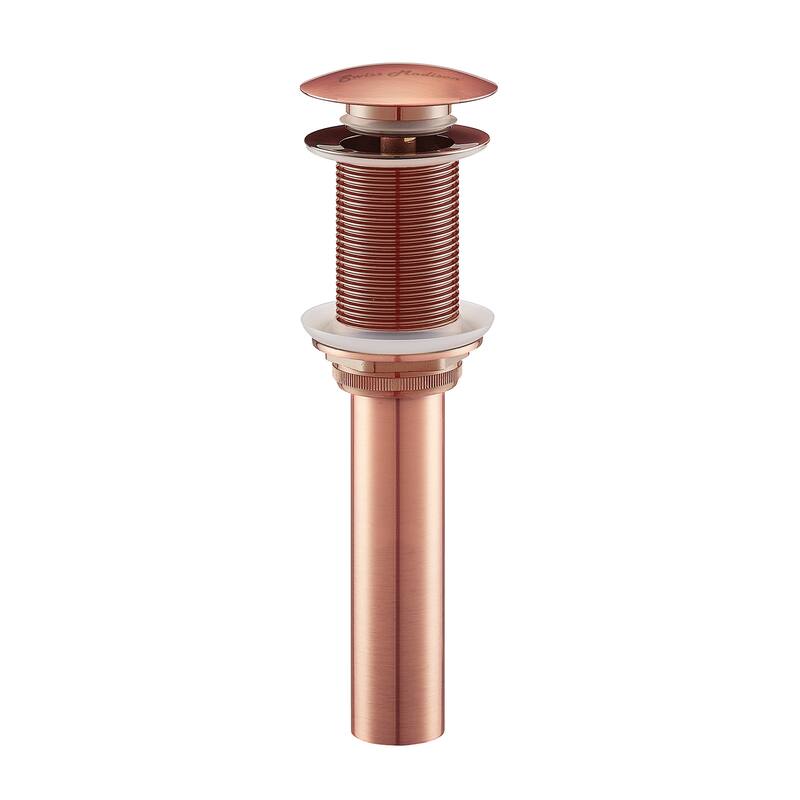 Residential Non-Overflow Pop Up Sink Drain 1.75" in Brushed Chrome