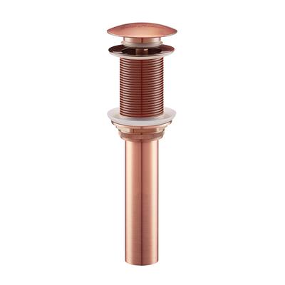 Residential Non-Overflow Pop Up Sink Drain 1.75 In Rose Gold - 2.6" x 1.25" 8.05"