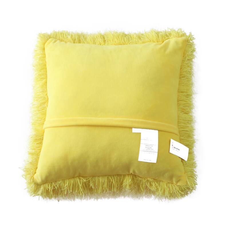 Manhattan Collection Shag Pillow