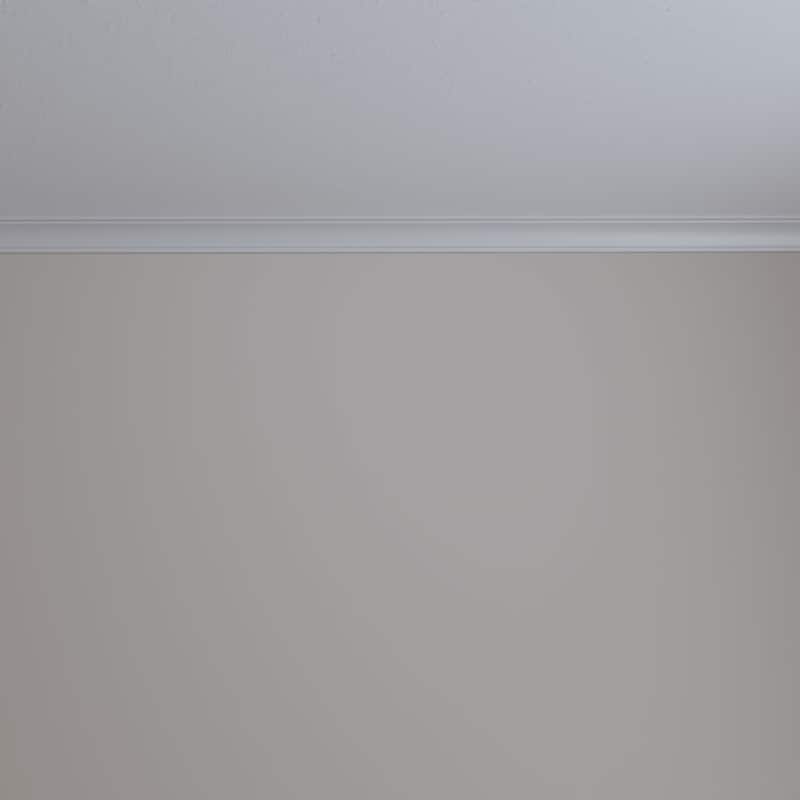Tyrone Smooth Crown Moulding - 1 1/2"H x 1 1/2"P x 2 1/4"F x 94 1/2"L
