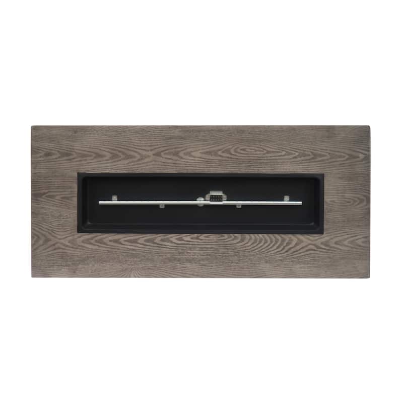 Christopher Knight Home Aidan Outdoor 50,000 BTU Rectangular Fire Pit (Tank Holder Not Included)