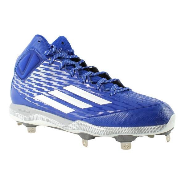 Shop Adidas Mens S84788 400 Blue Baseball Cleats Size 14