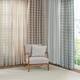 Madison Park Salford Plaid Rod Pocket and Back Tab Single Curtain Panel with Fleece Lining