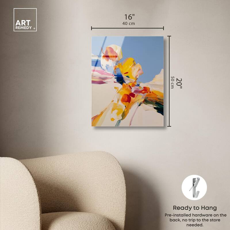 Flippant Bloom II Acrylic by Art Remedy, Ready to Hang