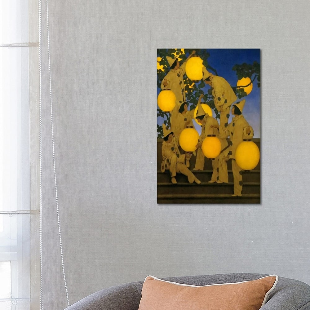iCanvas "The Lantern Bearers" by Maxfield Parrish Canvas Print