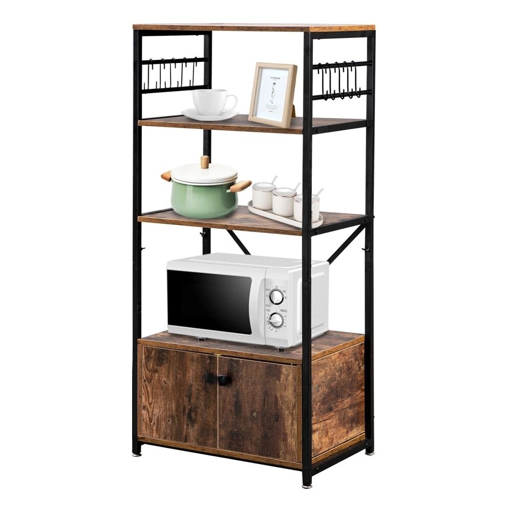 15.7 Iron Standard Baker s Rack with Microwave Compatibility