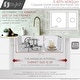 preview thumbnail 11 of 17, STYLISH 27 inch Composite Granite 60/40 Double Bowl Dual Mount Sink - 27" x 18" x 9.5"