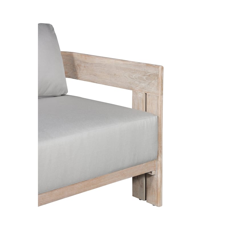 Paradiso Outdoor Solid Teak Wood Love Seat
