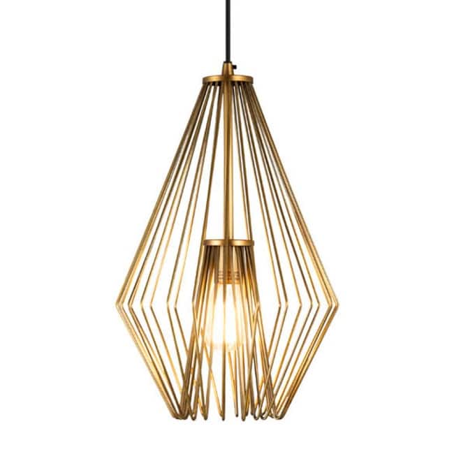 Z-Lite Quintus Single Light 12-1/4" Wide Abstract Pendant