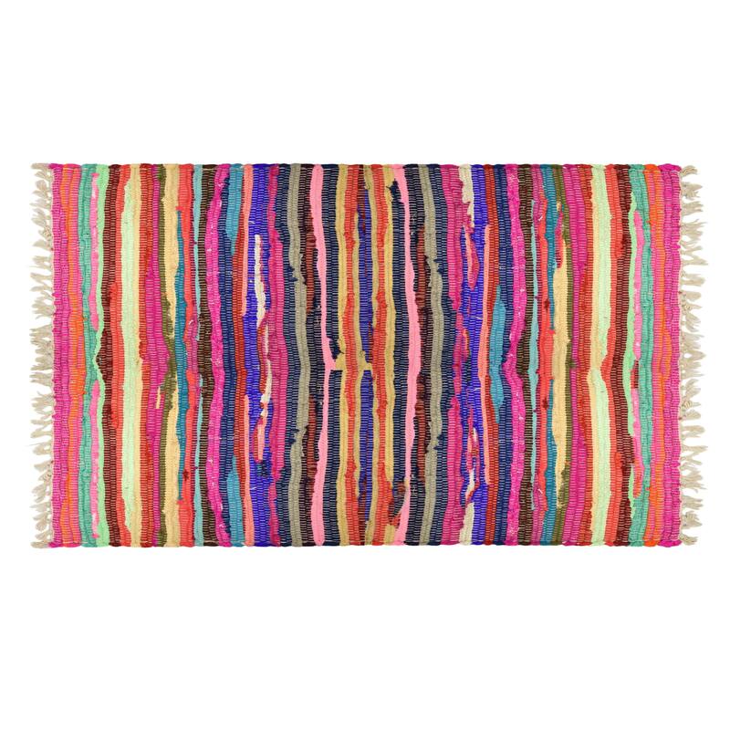 Fabstyles Spectrum Cotton Handmade Area Rag Rug