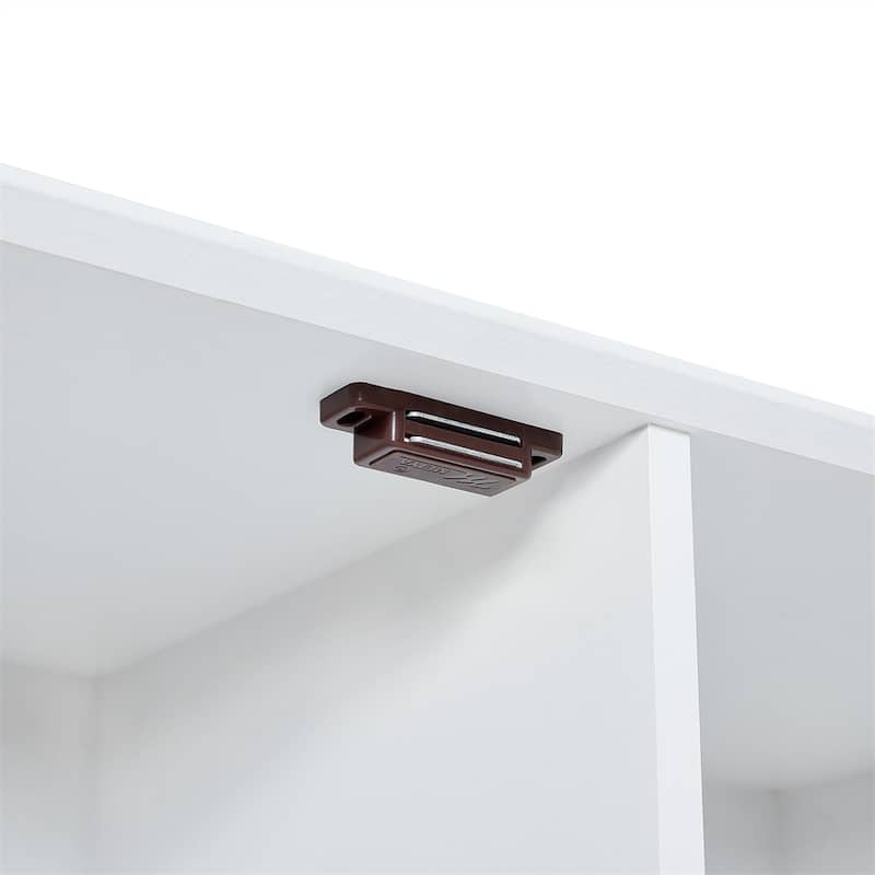 Bathroom Storage Cabinet with Doors and Drawers,Multiple Storage Space