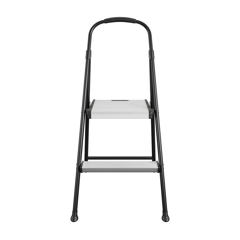 COSCO 2-Step Aluminum Folding Step Stool with Rubber Hand Grip - 2 Step