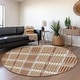 preview thumbnail 104 of 121, Premium Washable Super Soft Modern Plaid Mayfield Rug Paprika - 8' x 8'