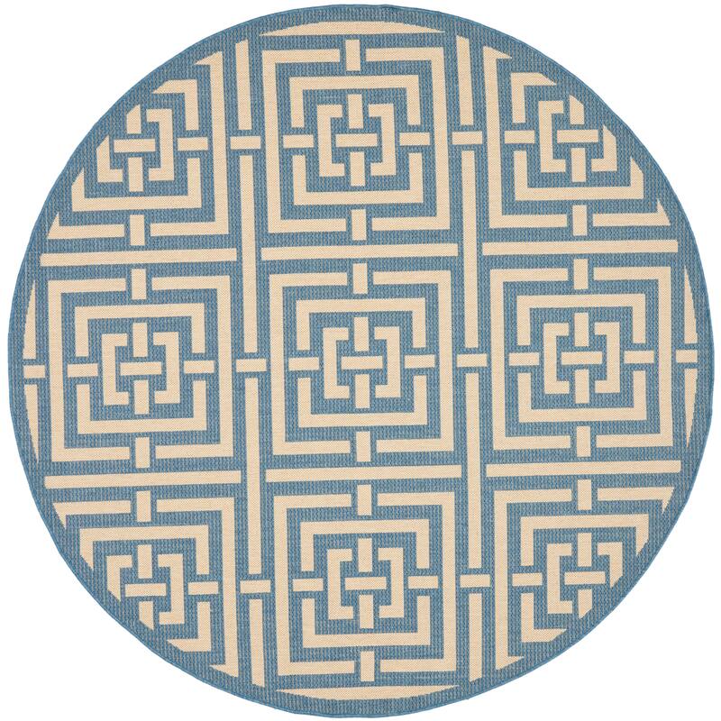 SAFAVIEH Courtyard Ginger Indoor/ Outdoor Waterproof Patio Backyard Rug