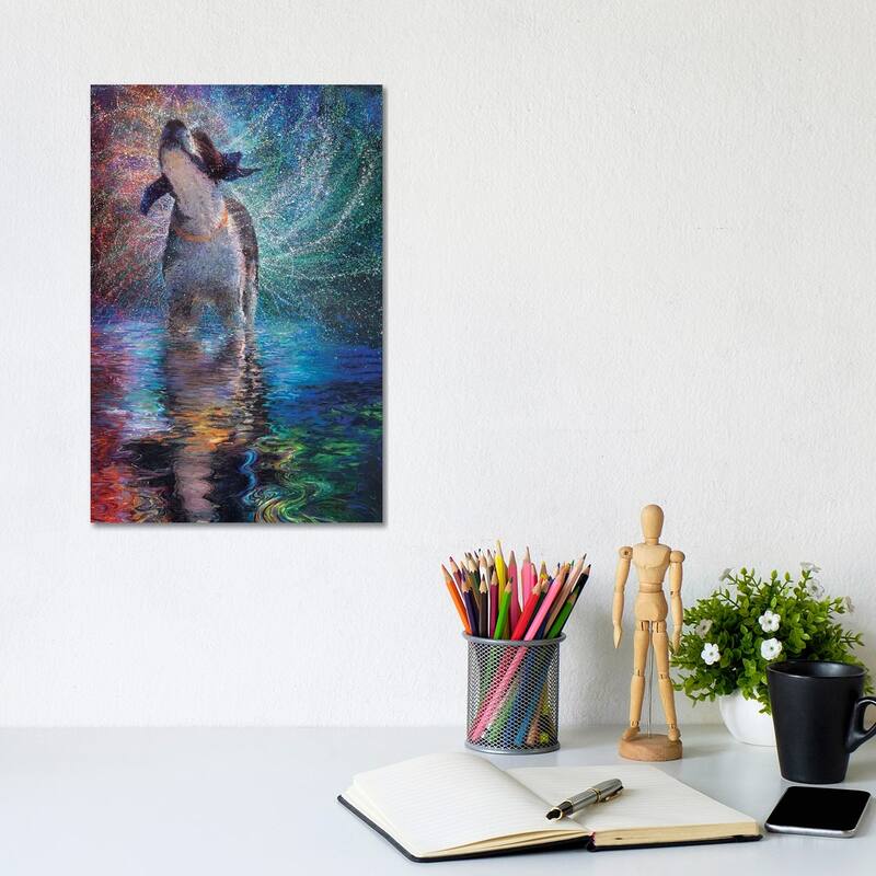 iCanvas "Canis Arcus" by Iris Scott Canvas Print - 12x8x0.75