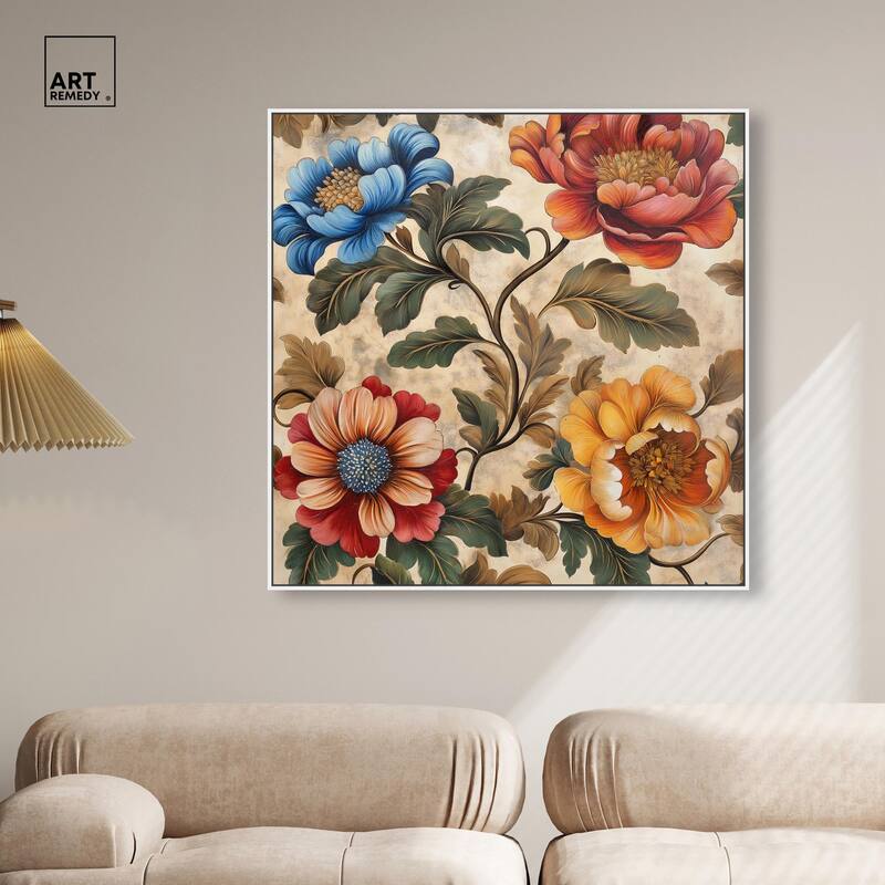 Golden Gardenia III Canvas by Art Remedy
