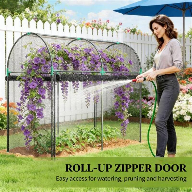 Crop cage, plant cage, garden cage, black