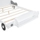 preview thumbnail 9 of 7, White Full Size Pine Wood Car Platform Bed with Storage