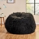preview thumbnail 19 of 18, Lachlan Glam Faux Fur Bean Bag Chair by Christopher Knight Home
