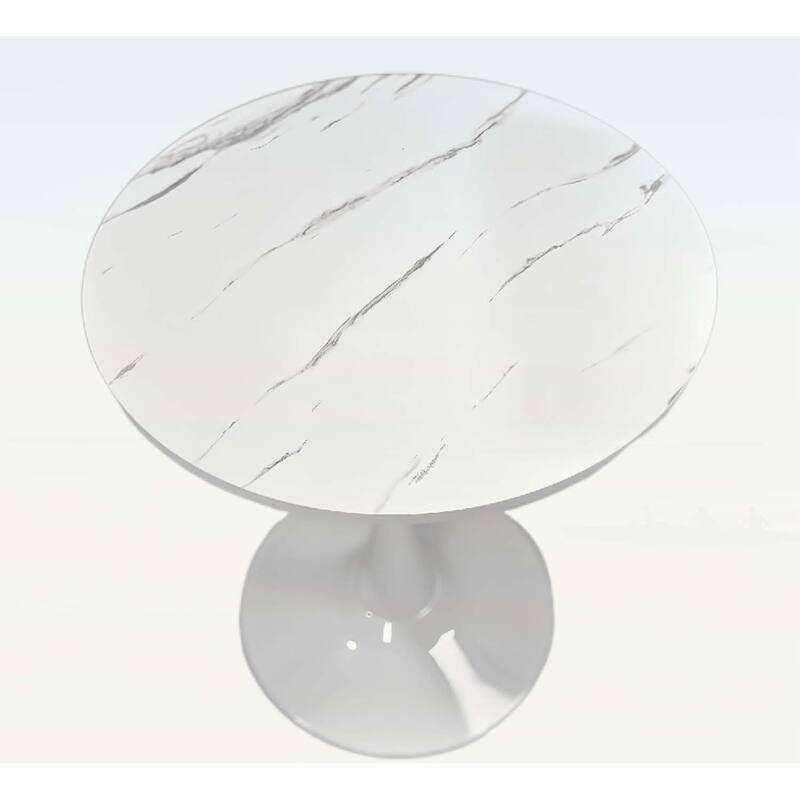 Modern Round Dining Table,Ideal for Compact Spaces and Stylish Interiors
