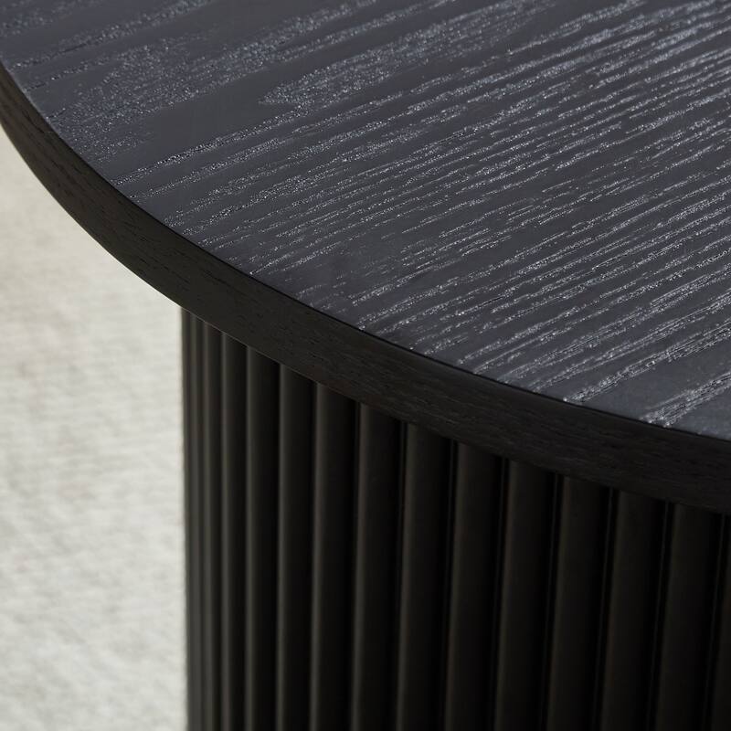 2-Piece Modern Irregular Shape Coffee Table Set for Living Room, Easy Assembly, Nesting Coffee Tables