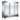 SABA - Three Door Commercial Reach-In Stainless Steel Freezer