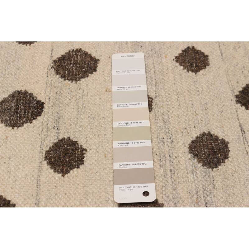 Ankara FW Cream Kilim 5'0" x 8'0" - 5'0 x 8'0