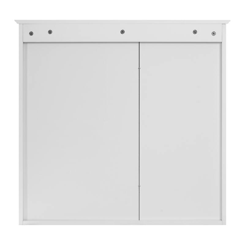 2-in-1 Bathroom Mirror Cabinet, 30 inch Wall Mounted Medicine Cabinet with Adjustable Shelves & Soft Close Doors