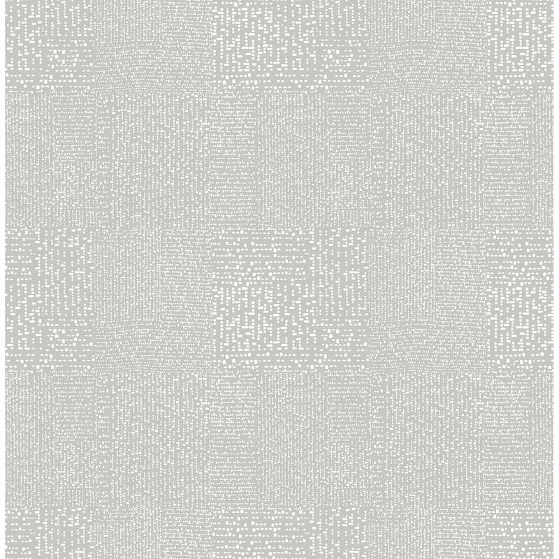 A-Street Prints Zenith Grey Abstract Geometric Wallpaper