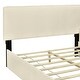preview thumbnail 28 of 34, Full Velvet Platform Bed with Lateral Storage and Cushioned Compartments