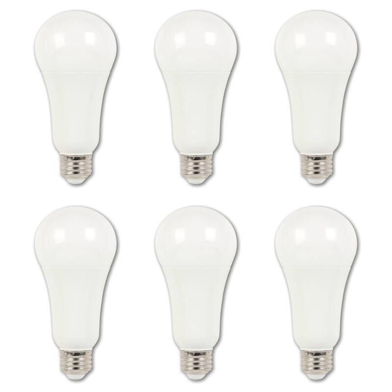 Westinghouse 125-Watt Equivalent Daylight Omni A21 LED Light Bulb with Medium Base - 6-Pack - 6-Pack