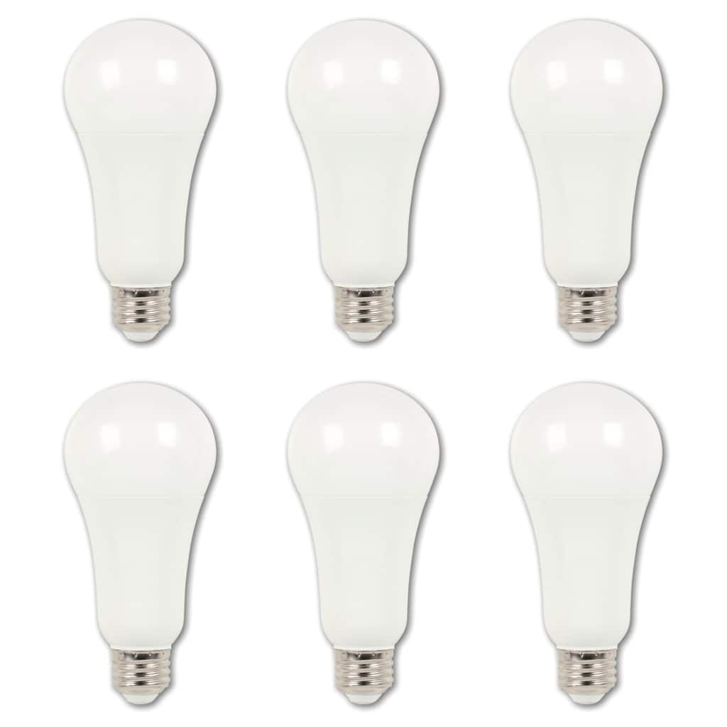 Westinghouse 125-Watt Equivalent Daylight Omni A21 LED Light Bulb with Medium Base - 6-Pack
