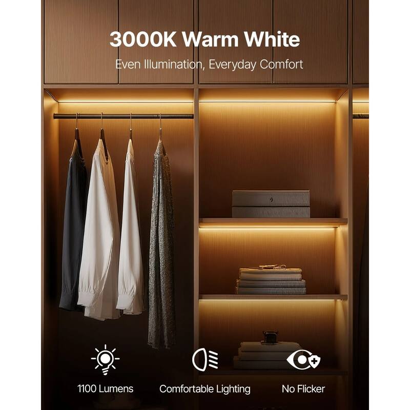 White 21 inches T5 Fluorescent Bulbs 6-Pack Warm White 1100 Lumens - 20.91 L x 0.63 W x 0.63 H