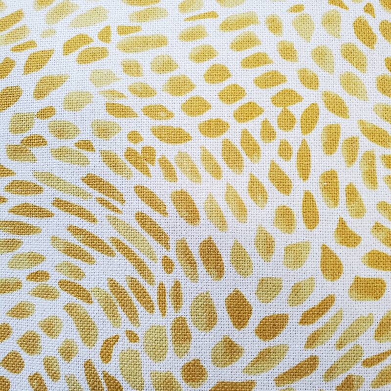 Matisse Dots 12x19 Throw Pillow with Polyfill Insert, Golden Yellow