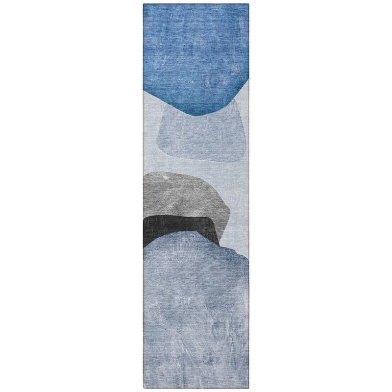 Almira Artistic Abstract Weather Resistant Timeless Fusion Outdoor Rug