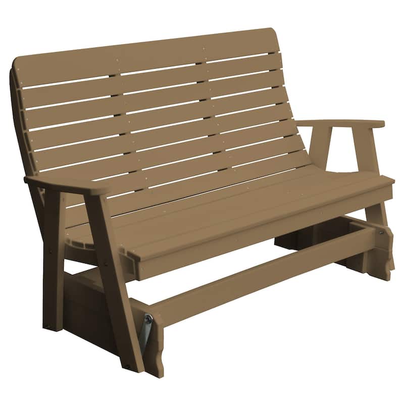 Poly 5' Winston Glider - Weathered Wood
