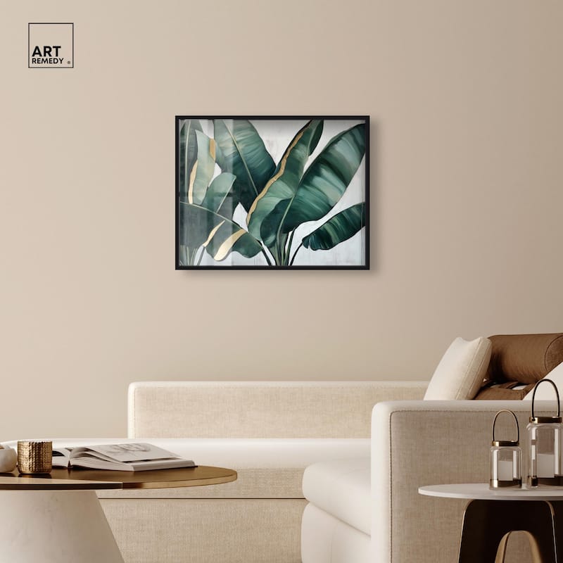 Jungle Jewel Jade I Shadowbox by Art Remedy