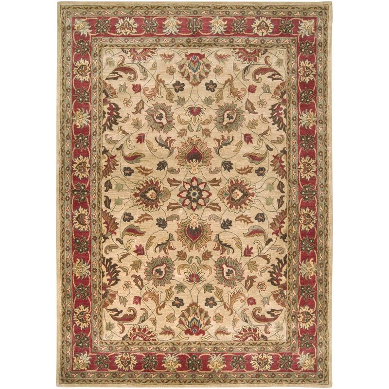Livabliss Caesar Updated Traditional Border Area Rug.