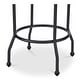 preview thumbnail 9 of 8, NADAAL STUDIOS Loric Swivel Counter Stool, Round Upholstered Seat with Piping Detail, Light Brown
